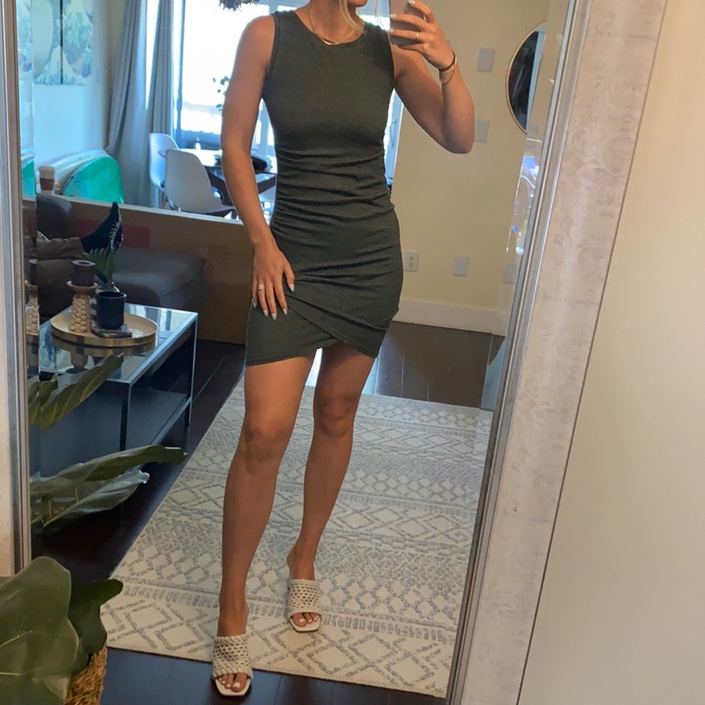 Leith dress XS dark green